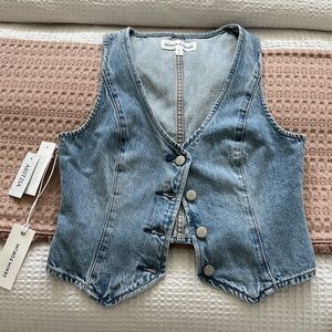 90s Mia denim vest